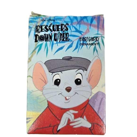 Vintage 90s McDonald's Disney Rescuers Down Under Bernard Christmas Ornament C35 - Picture 5 of 8